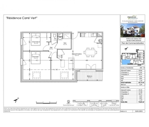 t3 à la vente -   44160  PONTCHATEAU, surface 62 m2 vente t3 - UBI472060850